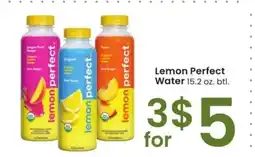 Albertsons Lemon Perfect Water - 15.2 oz. btl offer