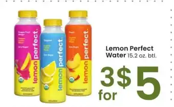 Albertsons Lemon Perfect Water - 15.2 oz. btl offer
