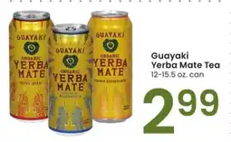 Albertsons Guayaki Yerba Mate Tea - 12-15.5 oz. can offer