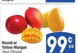Albertsons Round or Yellow Mangos - Your Choice offer