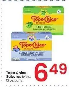 Albertsons Topo Chico Sabores - 8 - pk., 12 oz. cans offer