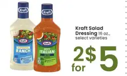 Albertsons Kraft Salad Dressing - 16 oz., select varieties offer