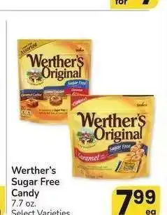 Albertsons Werther's sugar free candy - 7.7 oz. Select Varieties offer
