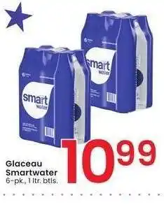 Albertsons Glaceau Smartwater - 6 - pk., 1 ltr. btls offer