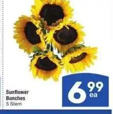 Albertsons Sunflower Bunches - 5 Stem offer