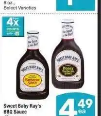 Albertsons Sweet Baby Ray's BBQ Sauce - 40 oz., Select Varieties offer