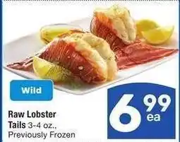 Albertsons Raw Lobster Tails - 3-4 oz., Previously Frozen offer