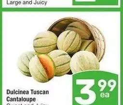 Albertsons Dulcinea Tuscan Cantaloupe - Sweet and Juicy offer
