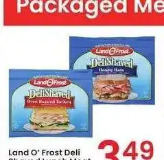 Albertsons Land O'Frost Deli Shaved Lunch Meat - 9 oz., select varieties offer
