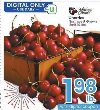 Albertsons CHERRIES - Northwest Grown offer