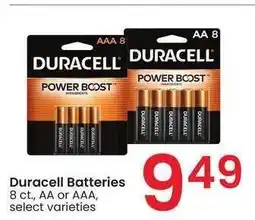 Albertsons Duracell Batteries - 8 ct., AA or AAA, select varieties offer