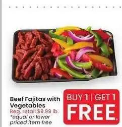 Albertsons Beef Fajitas with Vegetables offer