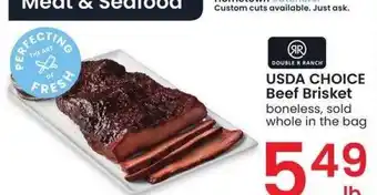 Albertsons USDA Choice Beef Brisket - Boneless, sold whole in the bag offer