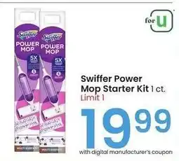 Albertsons Swiffer Power Mop Starter Kit - 1 ct offer