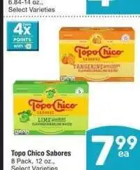 Albertsons Topo Chico Sabores - 8 Pack, 12 oz., Select Varieties offer