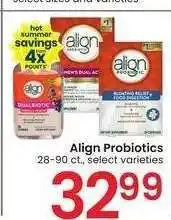 Albertsons Align Probiotics* - 28-90 ct., select varieties offer