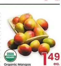 Albertsons Organic Mangos offer