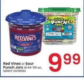 Albertsons Red Vines or Sour Punch Jars - 41.44-56 oz., select varieties offer