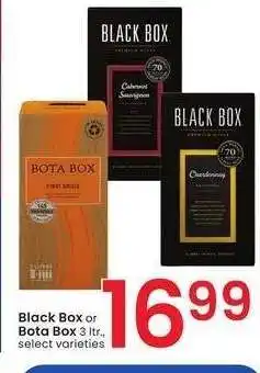Albertsons Black Box or Bota Box - 3 ltr., select varieties offer