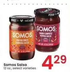 Albertsons SOMOS Salsa - 12 oz., select varieties offer