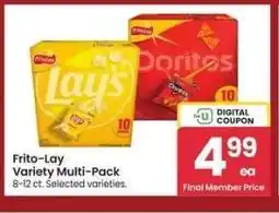 Albertsons Frito-Lay Variety Multi-Pack - 8-12 ct. Selected varieties offer