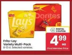 Albertsons Frito-Lay Variety Multi-Pack - 8-12 ct. Selected varieties offer