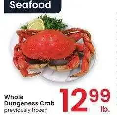 Albertsons Whole Dungeness Crab - previously frozen offer