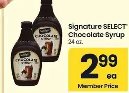 Albertsons Signature SELECT Chocolate Syrup - 24 oz offer