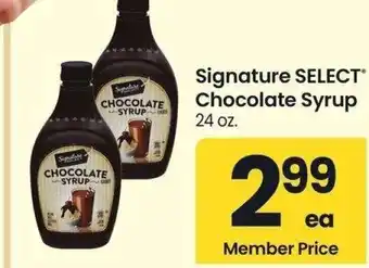 Albertsons Signature SELECT Chocolate Syrup - 24 oz offer