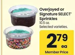 Albertsons Signature SELECT Sprinkles - 10.5 oz. Selected varieties offer
