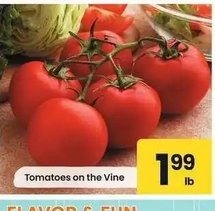 Albertsons Tomatoes on the Vine offer