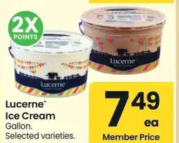 Albertsons Lucerne Ice Cream - Gallon. Selected varieties offer