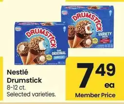 Albertsons Nestle Drumstick - 8-12 ct. Selected varieties offer