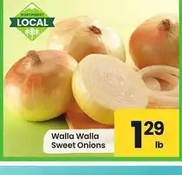 Albertsons Walla Walla Sweet Onions offer