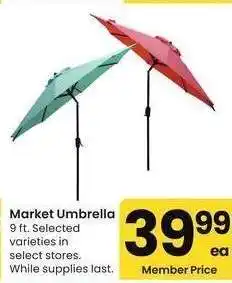 Albertsons Market Umbrella - 9 ft. Selected varieties offer