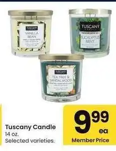 Albertsons Tuscany Candle - 14 oz. Selected varieties offer