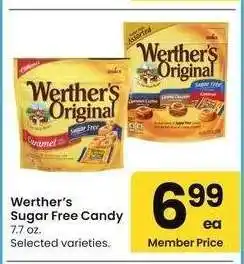 Albertsons Werther's sugar free candy - 7.7 oz. Selected varieties offer
