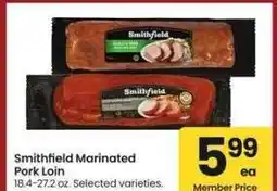 Albertsons Smithfield Marinated Pork Loin - 18.4-27.2 oz. Selected varieties offer