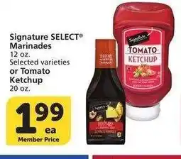 Albertsons Signature SELECT Marinades 12 oz. or Tomato Ketchup 20 oz. - Selected varieties offer