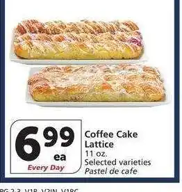 Albertsons Coffee Cake Lattice - 11 oz. Selected varieties offer