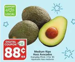 Albertsons Medium Ripe Hass Avocados - Everyday Price: 3 for $5 offer