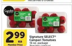 Albertsons Signature SELECT Campari Tomatoes - 16 oz. package offer