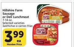 Albertsons Hillshire Farm Sausage or Deli Lunchmeat - 7-14 oz. Selected varieties offer