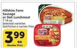 Albertsons Hillshire Farm Sausage or Deli Lunchmeat - 7-14 oz. Selected varieties offer