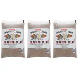 Walmart CookinPellets 40-Pound Longhorn Blend Grill Smoker Wood Pellets, (3 Pack) offer