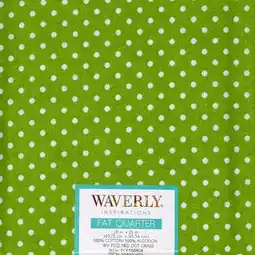 Walmart Waverly Inspirations Cotton 18 x 21 Fat Quarter Medium Dot Print Fabric, 1 Each offer