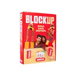 Walmart Block up, Head to Head Strategic Stacking Game, Family Games for Kids 8+ by What Do You Meme? offer
