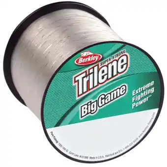 Walmart Berkley Trilene Big Game Monofilament Fishing Line, Clear, 25 lb Test Strength, 595 yd offer