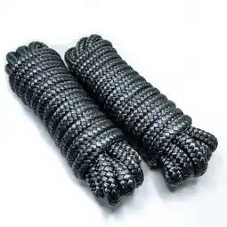 Walmart Sailors Locker 1/2” x 15’ Gray Double-Braided Dock Line with 12” Eye Splice, 2-Pack offer
