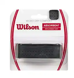 Walmart Wilson Micro-Dry + Comfort Tennis Racket Replacement Grip, Black offer